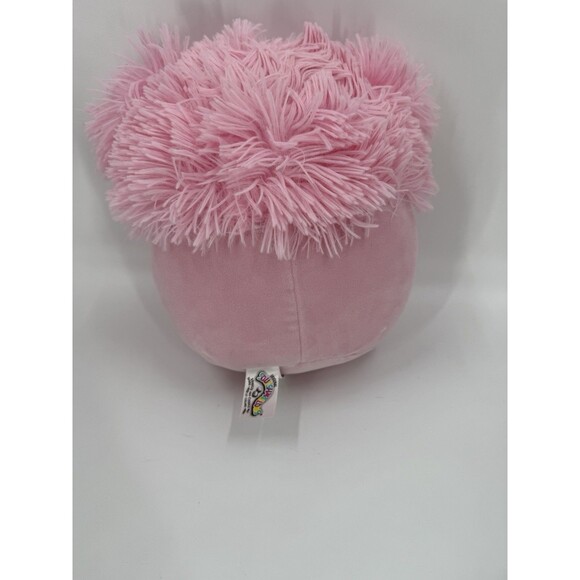 Squismallow Brina the Pink Big Foot Yeti Plush Kelly Toy 12" x 10" x 4" EUC - Picture 9 of 14